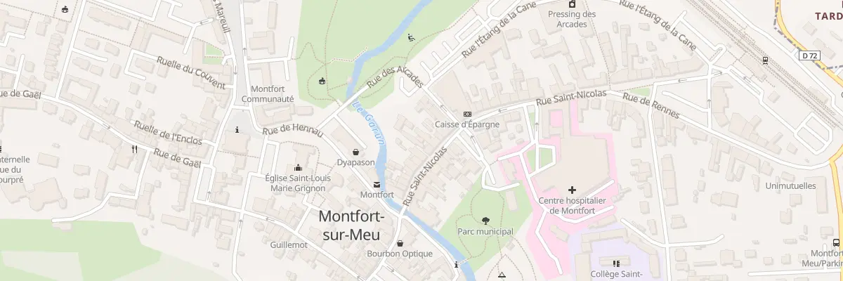 Plan du 18 Rue Saint-nicolas à Montfort-sur-Meu