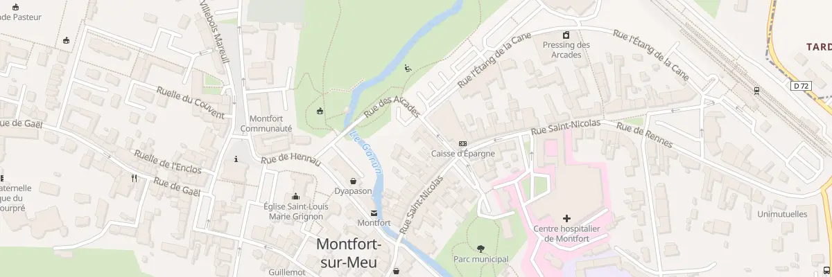 Plan du 8 Rue des Arcades à Montfort-sur-Meu
