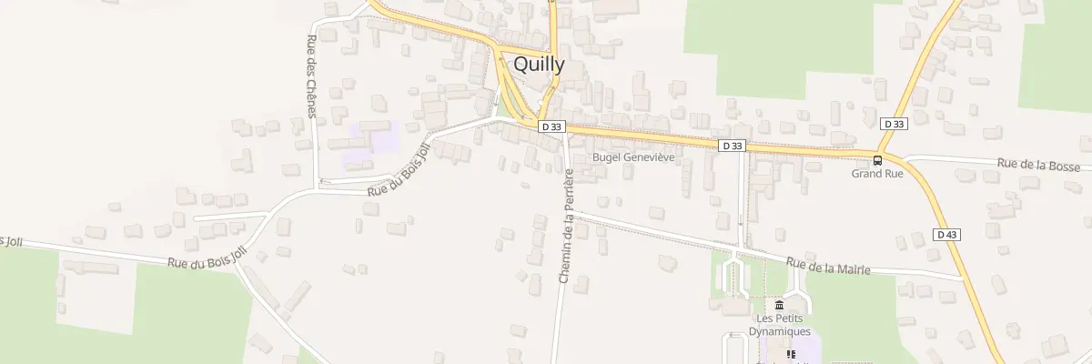 Plan du 2 Rue Grande Rue à Quilly