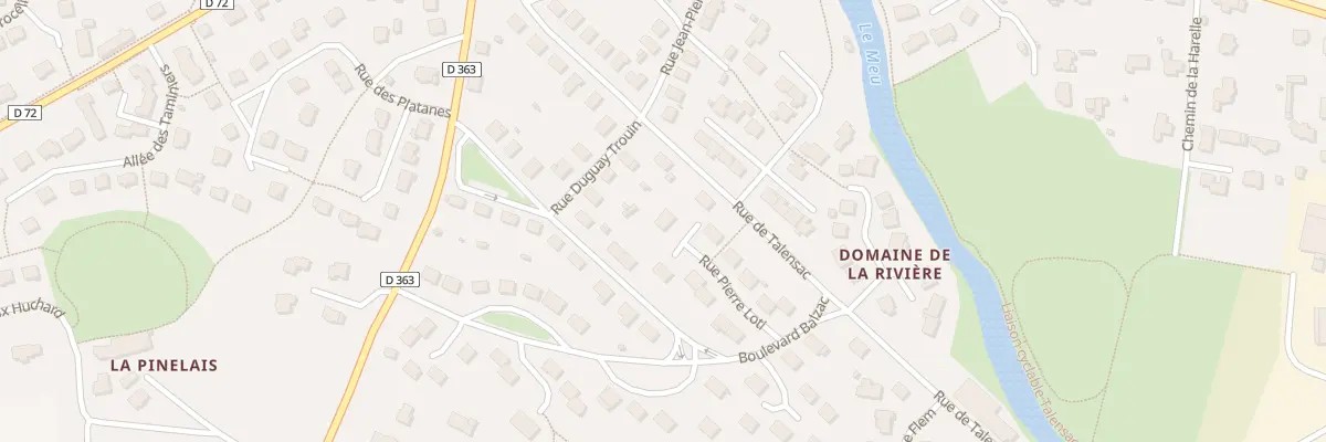 Plan du 12 Rue Pierre Loti à Montfort-sur-Meu