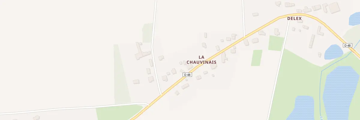 Plan du 15 La Chauvinais à Mernel