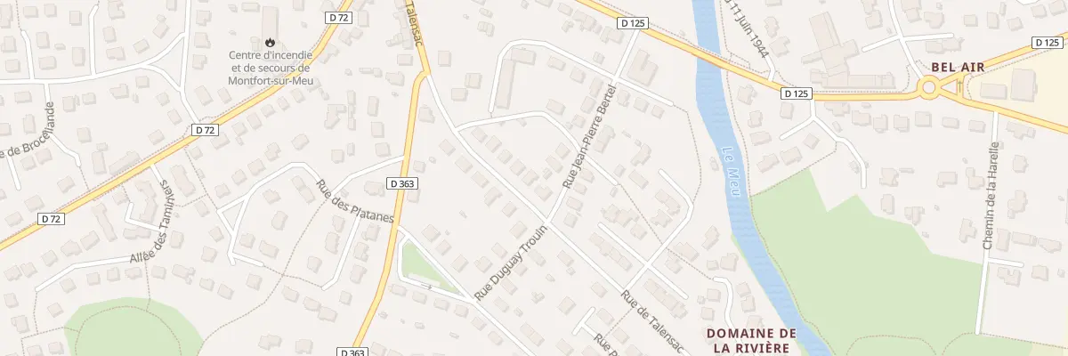 Plan du 19 Rue de Talensac à Montfort-sur-Meu