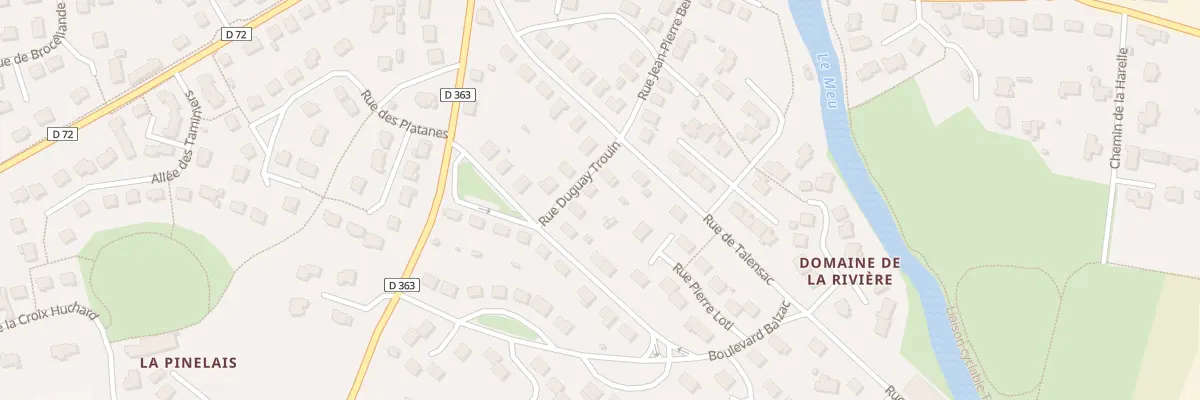 Plan du 3 Rue Duguay-Trouin à Montfort-sur-Meu