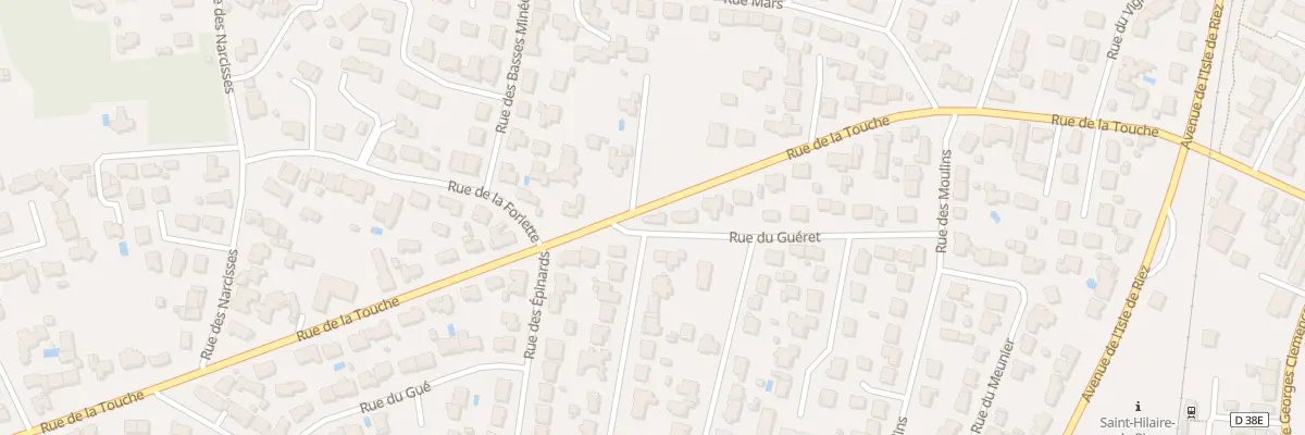 Plan du 53 Rue de la Touche à Saint-Hilaire-de-Riez