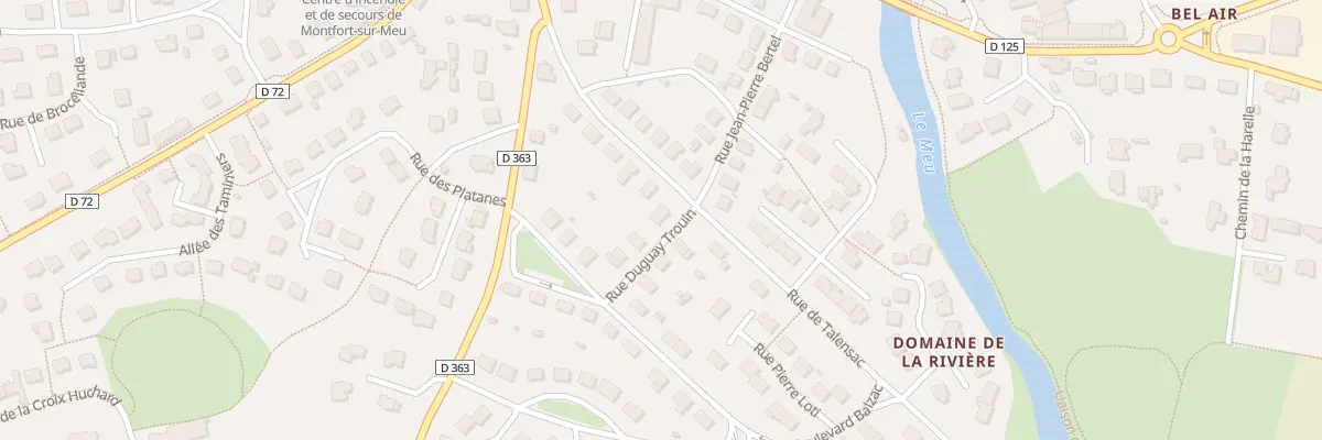 Plan du 2 Rue Duguay-trouin à Montfort-sur-Meu