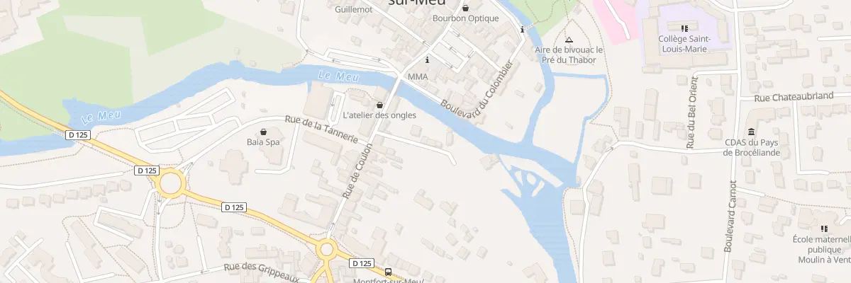 Plan du 2 Rle des Moulins à Montfort-sur-Meu