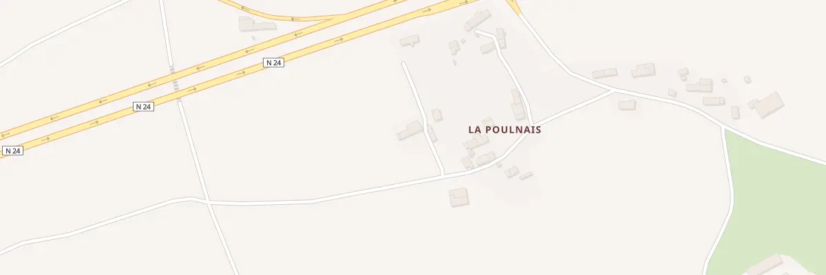 Plan du 5163 La Poulnais à Saint-Thurial
