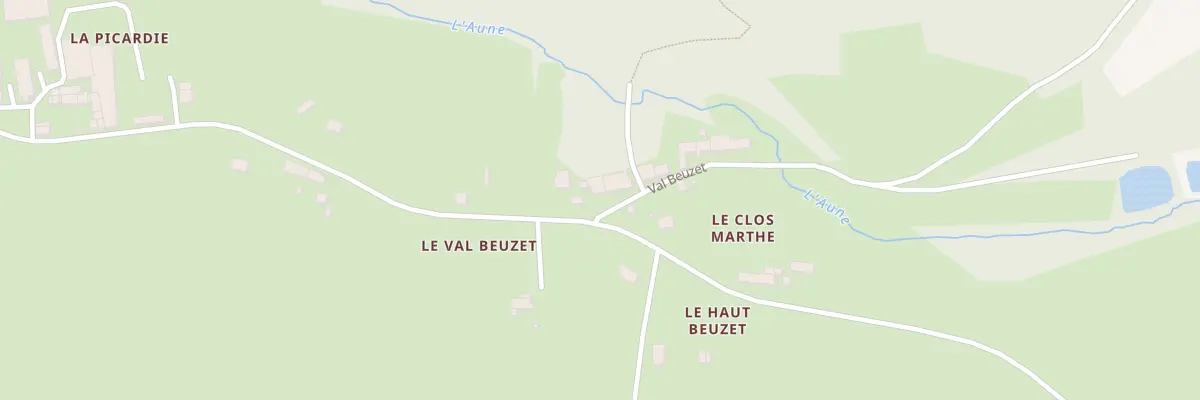 Plan du 5212 Le Val Beuzet à Talensac