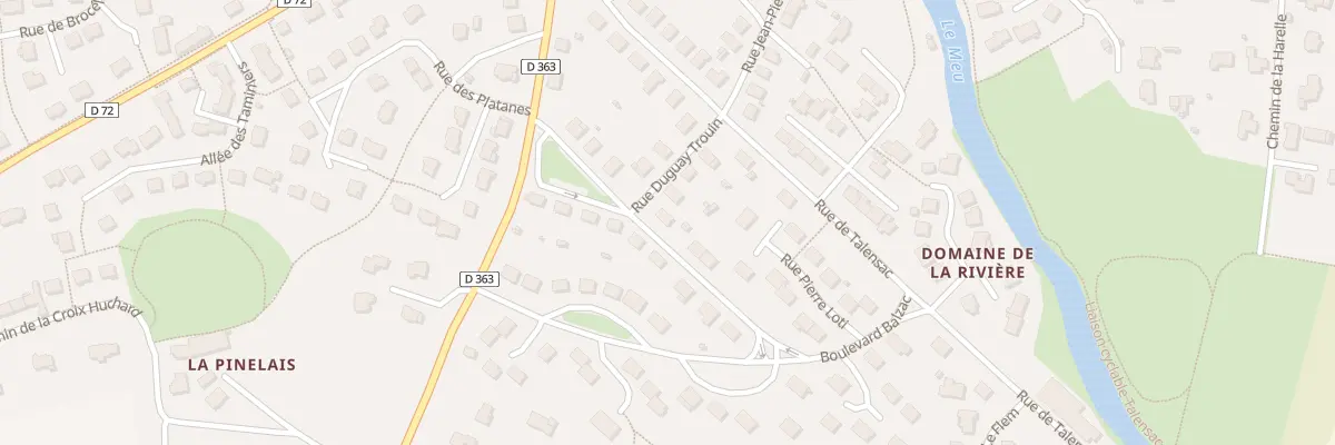 Plan du 7 Rue Duguay-Trouin à Montfort-sur-Meu