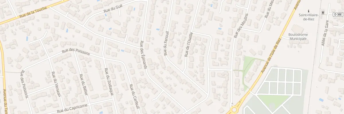 Plan du 23 Rue du Fenouil à Saint-Hilaire-de-Riez