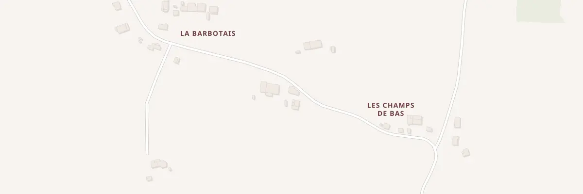 Plan du 12 La Barbotais à Bovel