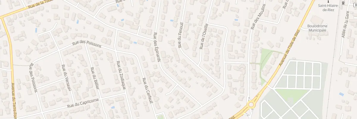 Plan du 28 Rue du Fenouil à Saint-Hilaire-de-Riez