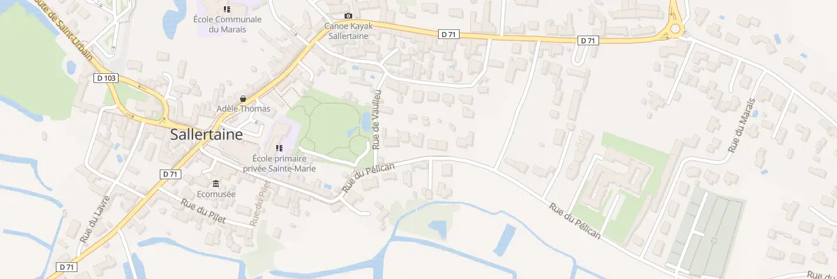 Plan du 29 Rue du pélican à Sallertaine