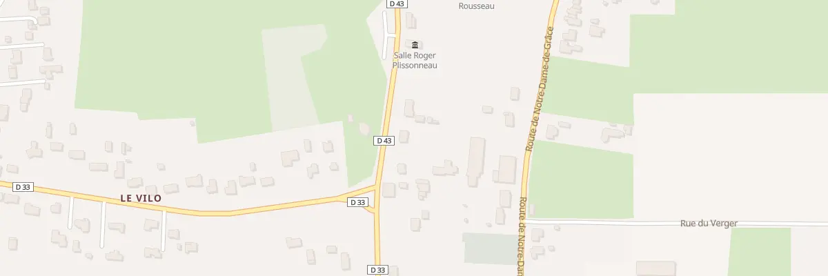 Plan du Cheval Blanc à Quilly