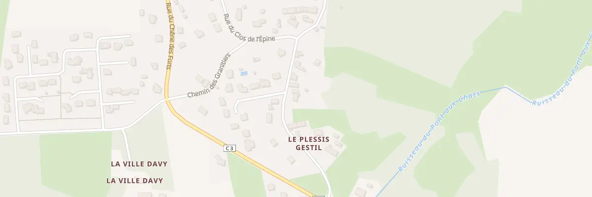 Plan du 12 Le Plessix Gestil à Saint-Hélen