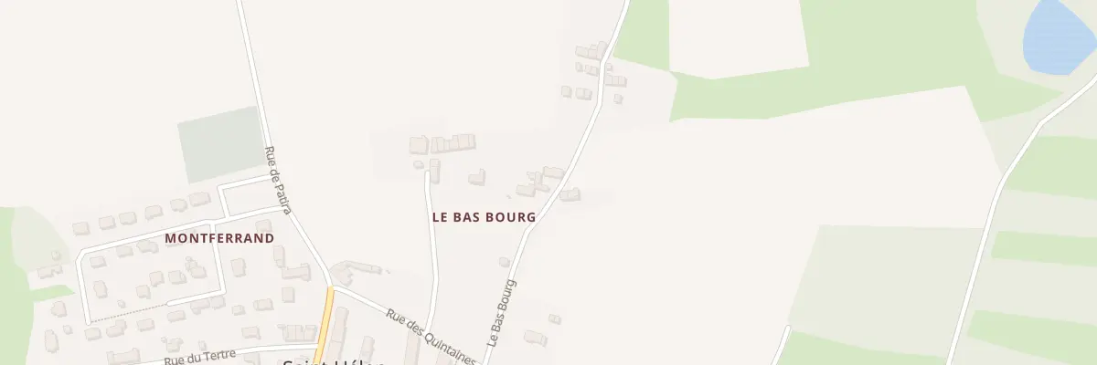 Plan du 5 Le Bas Bourg à Saint-Hélen
