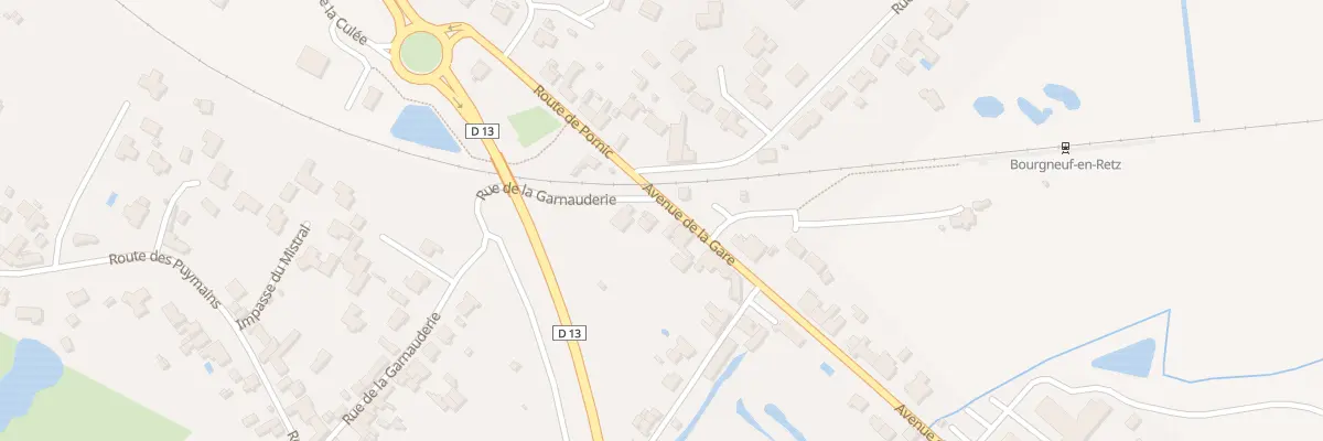 Plan du 16 Av de la Gare à Villeneuve-en-Retz