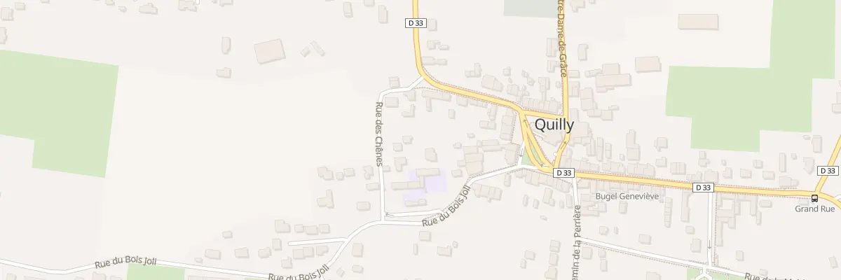Plan du 9 Rue des Chênes à Quilly