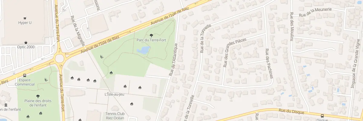 Plan du 11 Rue de l’Atlantique à Saint-Hilaire-de-Riez