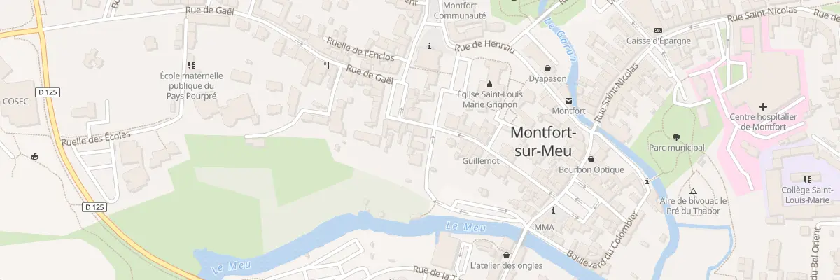 Plan du 1 Rue du Beloir à Montfort-sur-Meu