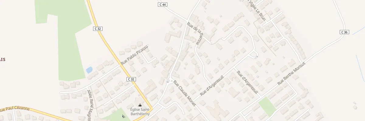 Plan du 70 Rue Paul Cezanne à Saint-Malo