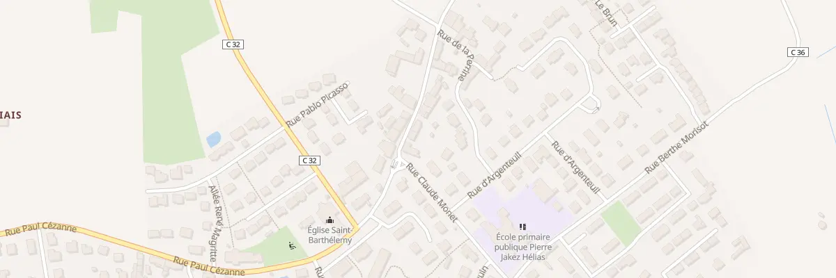 Plan du 66 Rue Paul Cezanne à Saint-Malo