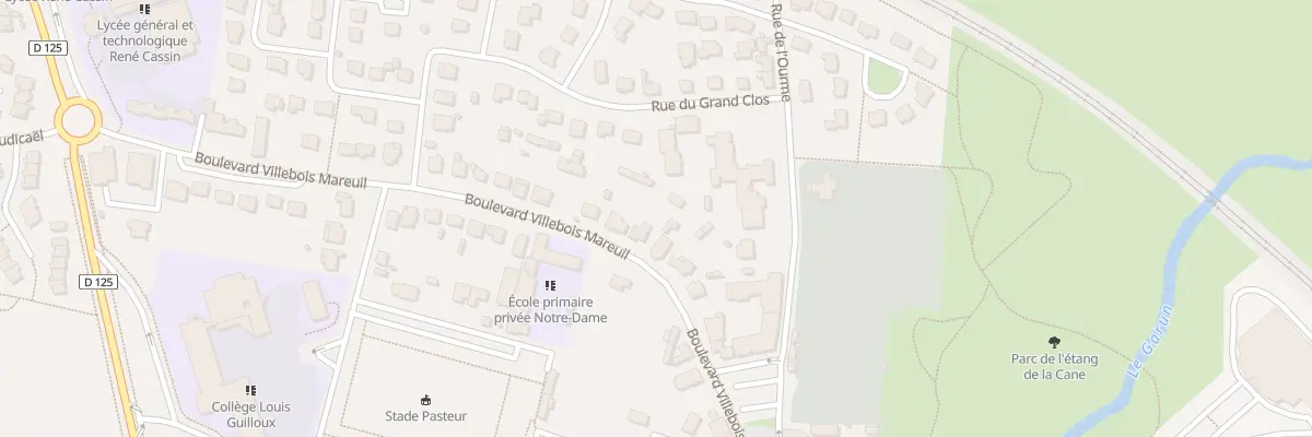 Plan du 14 Bd Villebois Mareuil à Montfort-sur-Meu