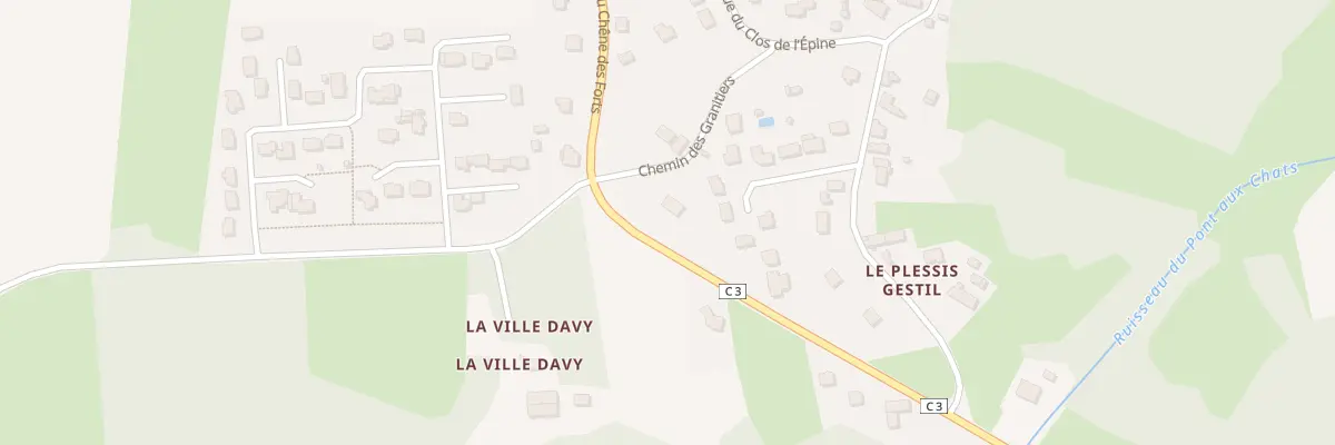 Plan du 35 Rue du Chêne des Forts à Saint-Hélen