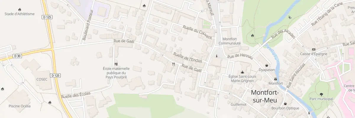 Plan du 16 Rue de Gaël à Montfort-sur-Meu