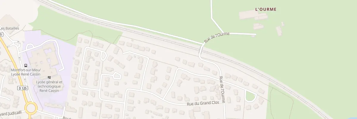 Plan du 10 Rue du Clos Saint Jean à Montfort-sur-Meu