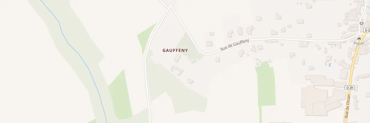 Plan du 25 Rue de Gauffeny à Pleudihen-sur-Rance