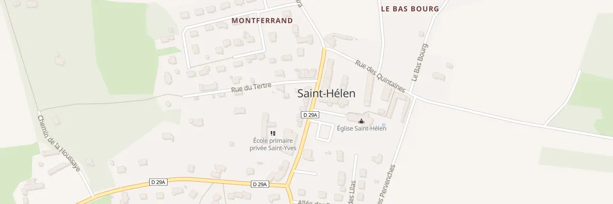 Plan du 19 Rue des Écoliers à Saint-Hélen