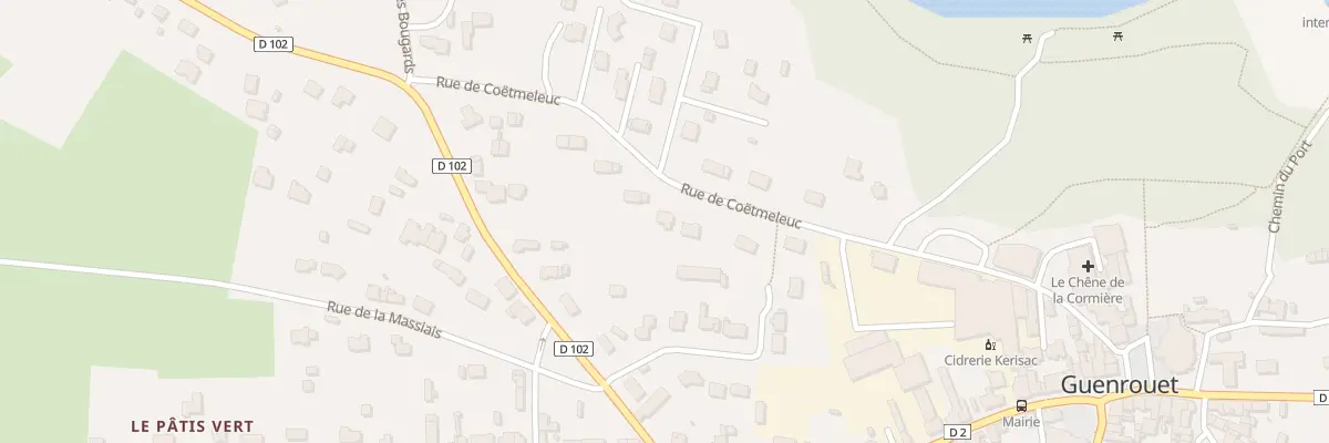 Plan du 17 Rue de Coëtmeleuc à Guenrouet