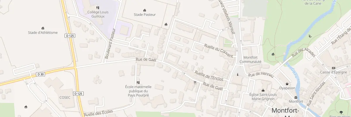 Plan du 24 Rue de Gaël à Montfort-sur-Meu
