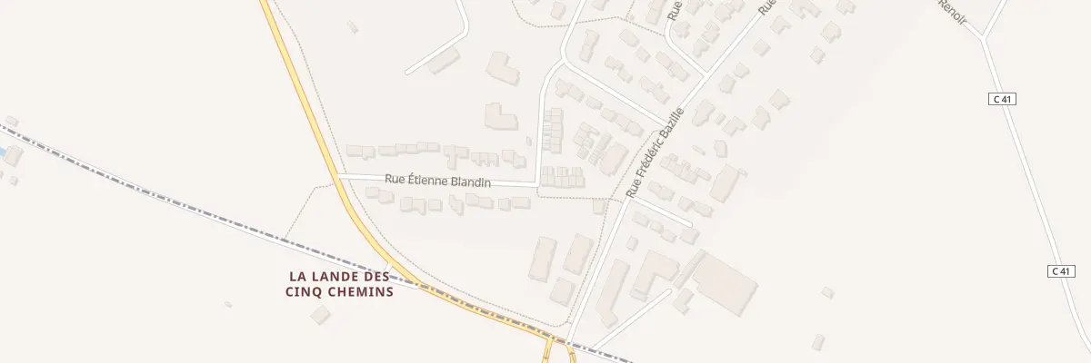 Plan du 13B Rue Etienne Blandin à Saint-Malo