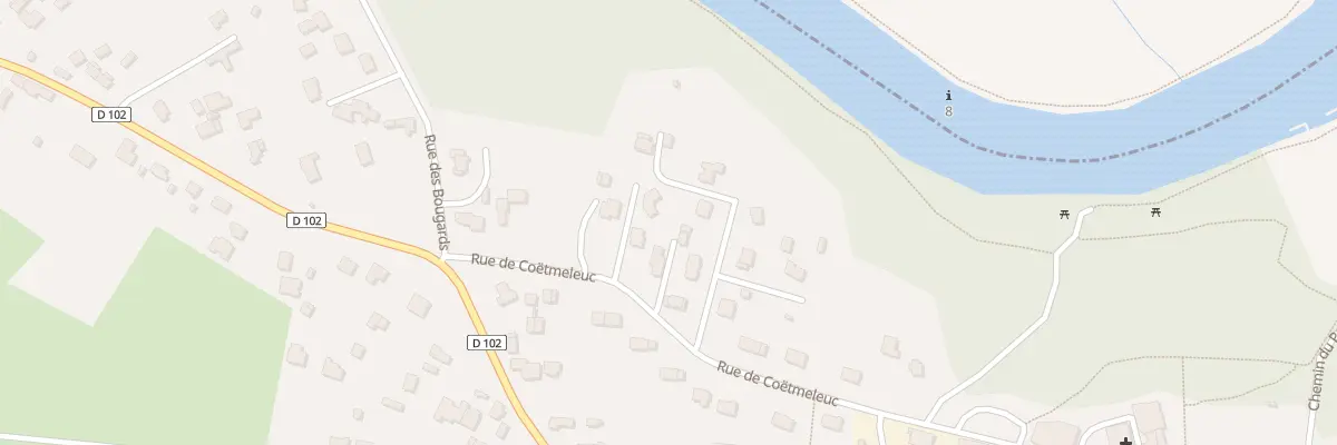 Plan du 20T Rue de Coëtmeleuc à Guenrouet