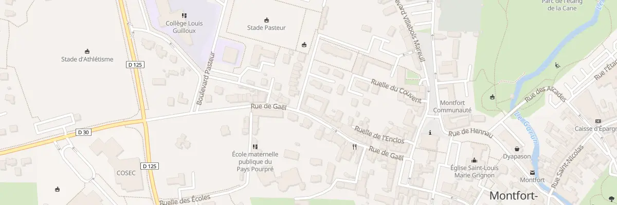 Plan du 26 Rue de Gaël à Montfort-sur-Meu