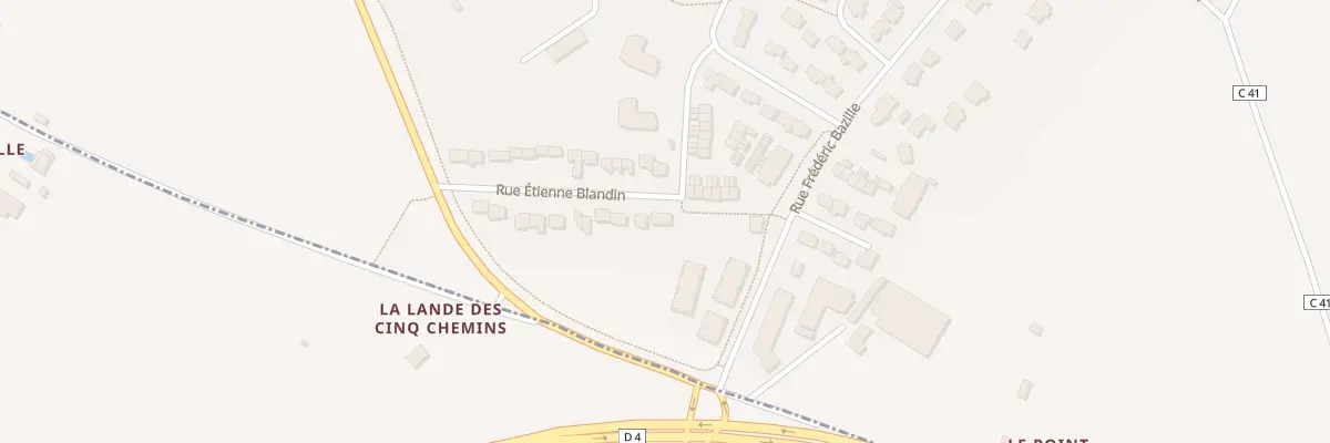 Plan du 21 Rue Etienne Blandin à Saint-Malo