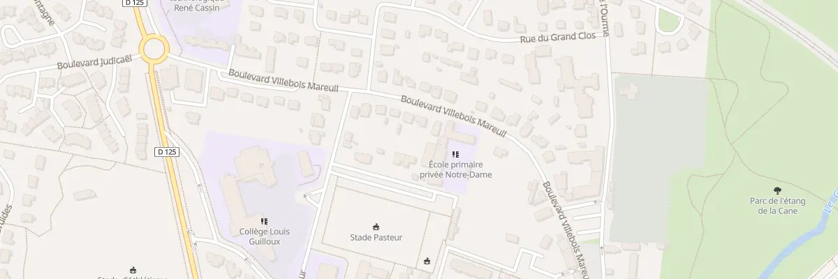 Plan du 17 Bd Villebois Mareuil à Montfort-sur-Meu