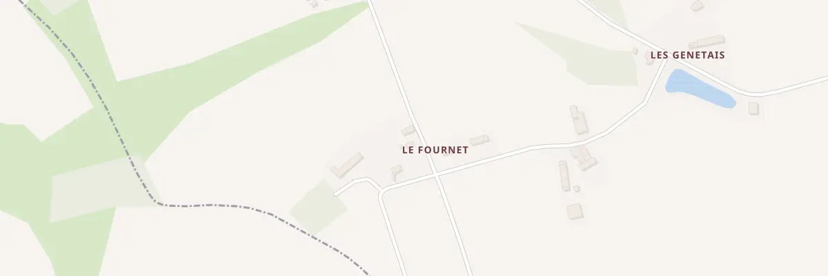 Plan du 6 Le Fournet à Longaulnay