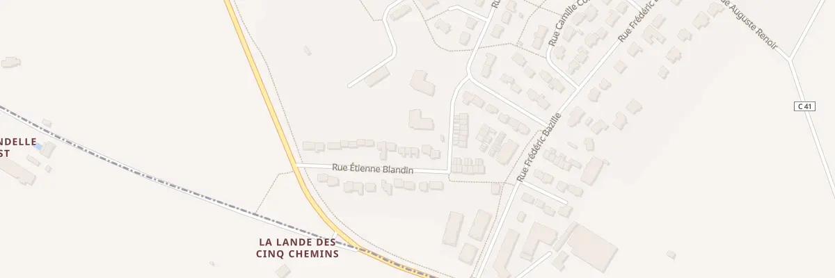 Plan du 4 Rue Etienne Blandin à Saint-Malo