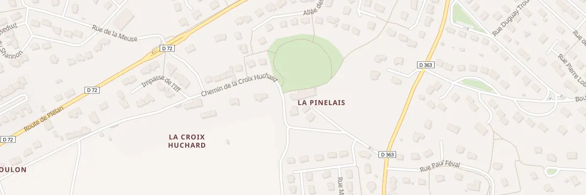 Plan du 6270 La Pinelais à Montfort-sur-Meu