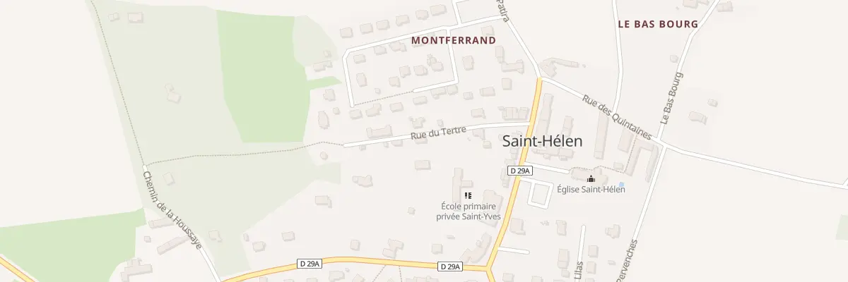 Plan du 41 Rue du Tertre à Saint-Hélen