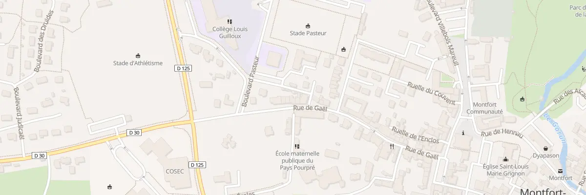 Plan du 42 Rue de Gaël à Montfort-sur-Meu