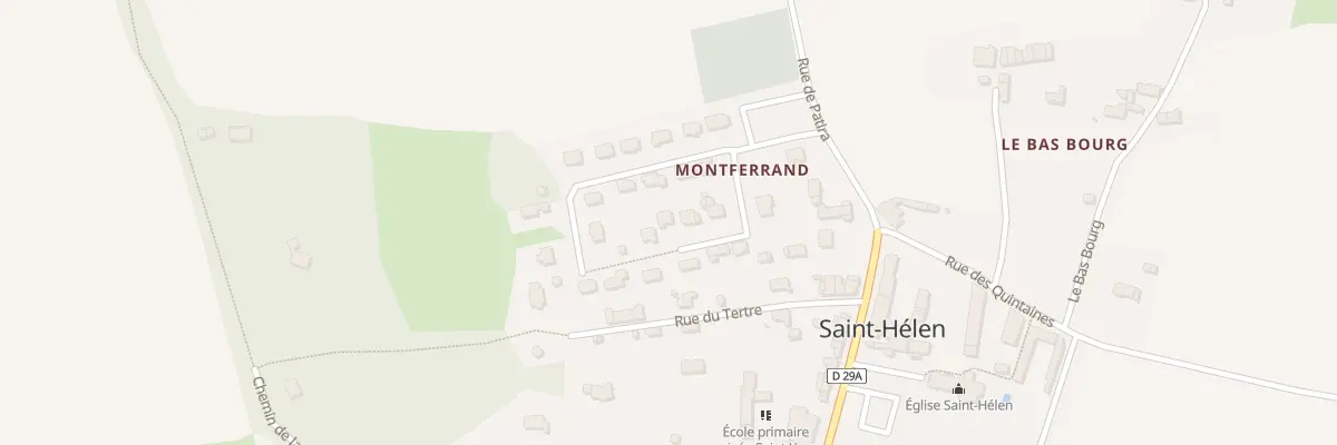 Plan du 13B Lot Le Domaine du Tertre à Saint-Hélen