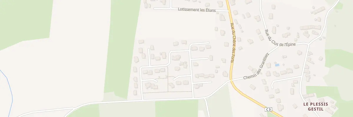 Plan du 5 Rue Charles Baudelaire à Saint-Hélen