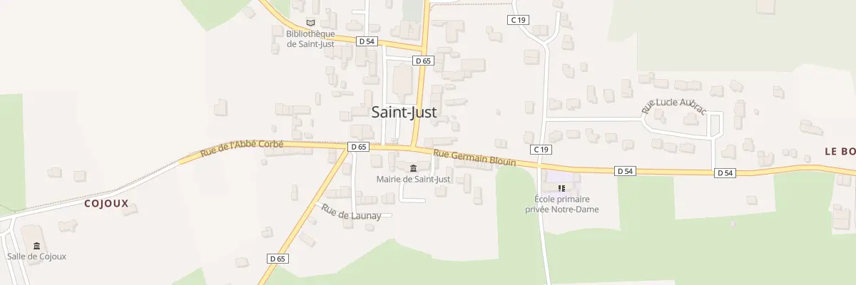 Plan du 2 All des Cerisiers à Saint-Just