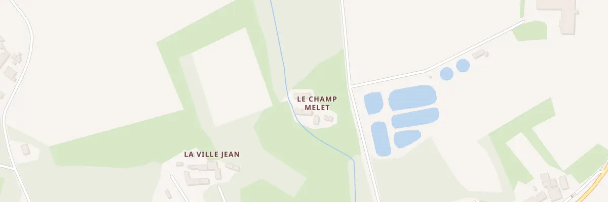 Plan du 6287 Le Champ Melet à Pleudihen-sur-Rance