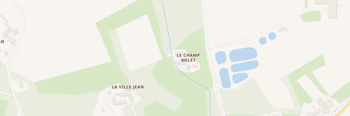 Plan du 7155F Le Champ Melet à Pleudihen-sur-Rance