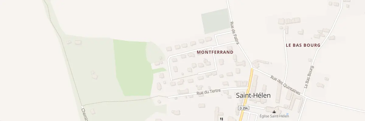 Plan du 8 Lot Le Domaine du Tertre à Saint-Hélen